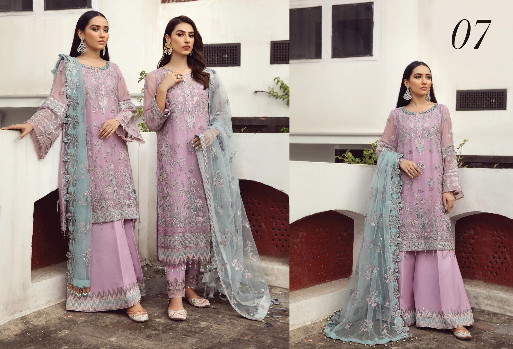 Exclusive ALIZEH Embroidered Chiffon Collection by Bilal’s-21