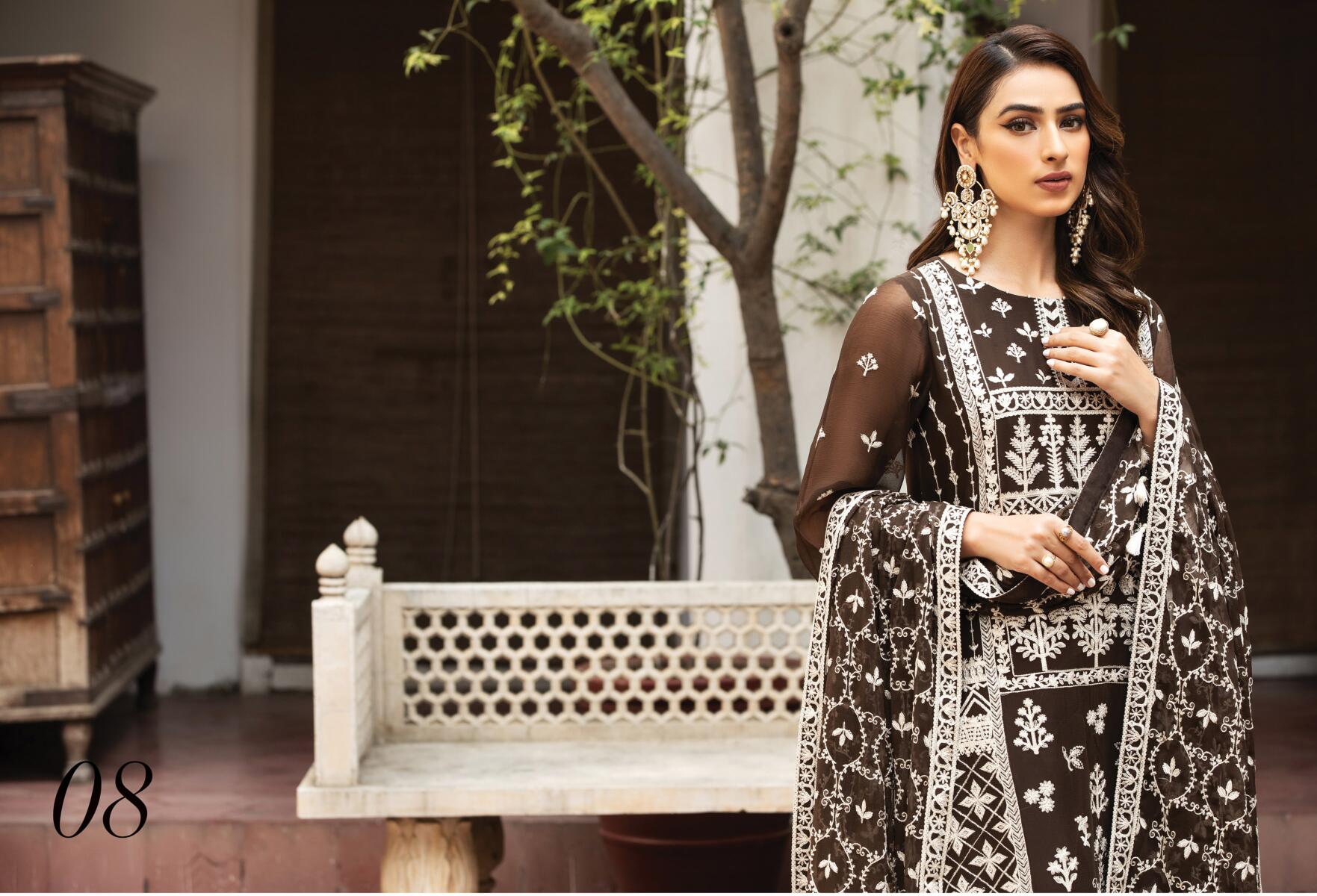 Exclusive ALIZEH Embroidered Chiffon Collection by Bilal’s-21