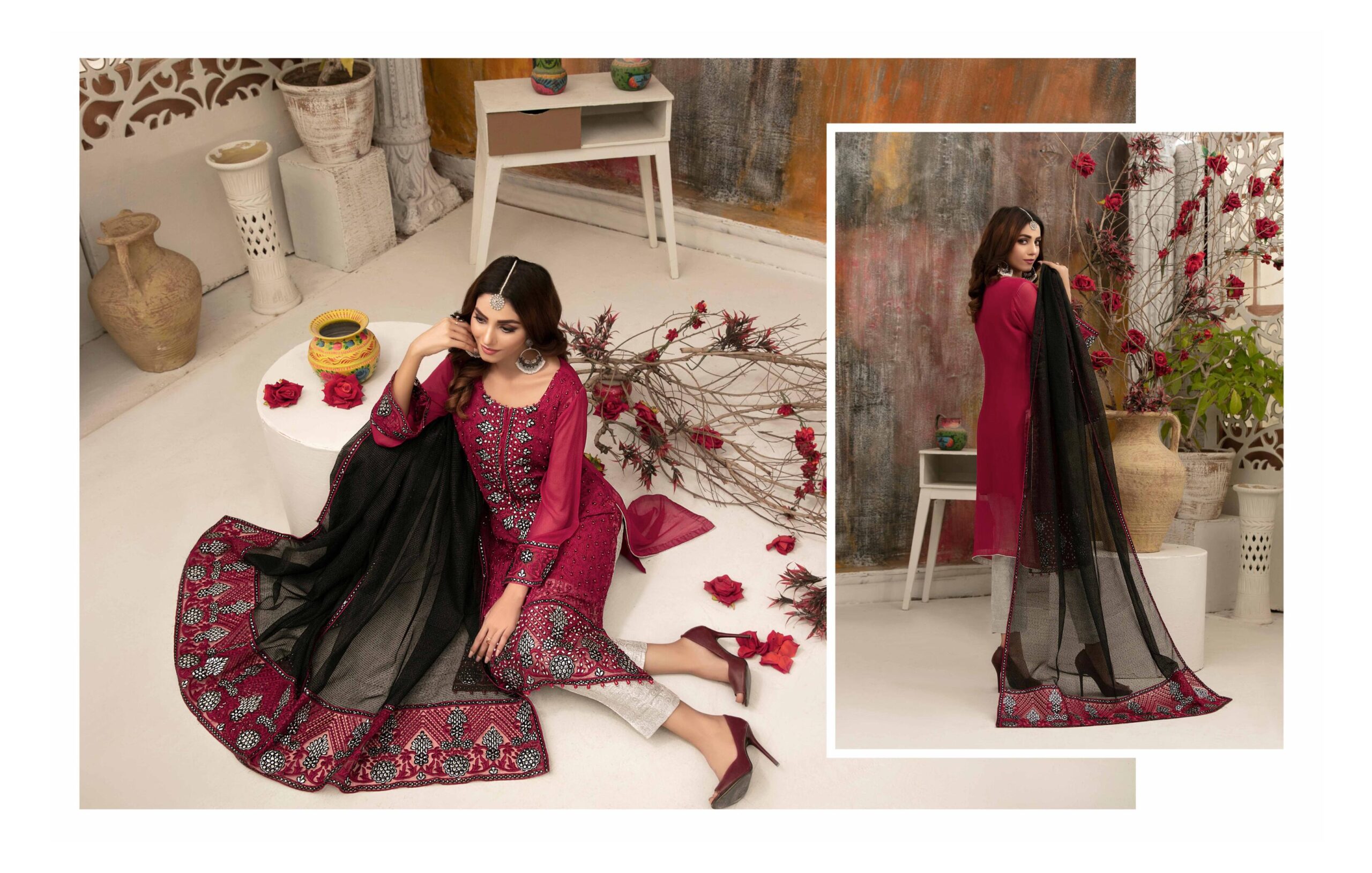 TAWAKKAL FABRICS Isla Unstitched Fancy Chiffon Collection-21