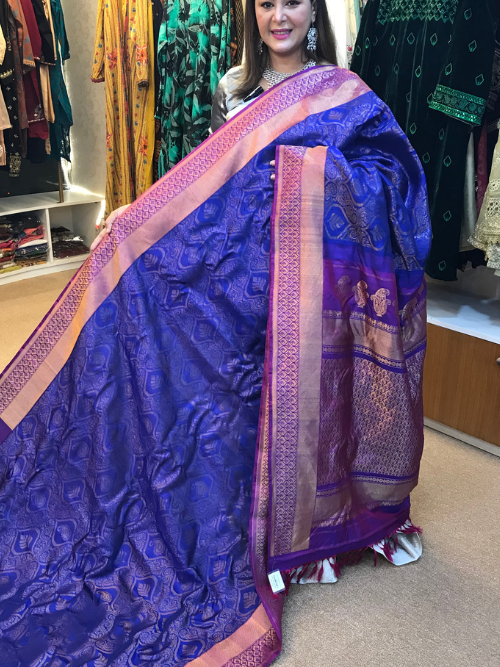 ORGINAL HAND LOOM PURE SILK GADOWAL SHAREE GD-01