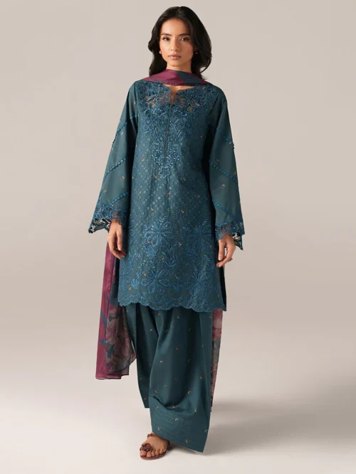 SS-10 Embroidered Lawn