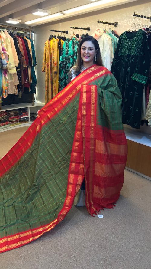 ORGINAL HAND LOOM PURE SILK GADOWAL SHAREE GD-06