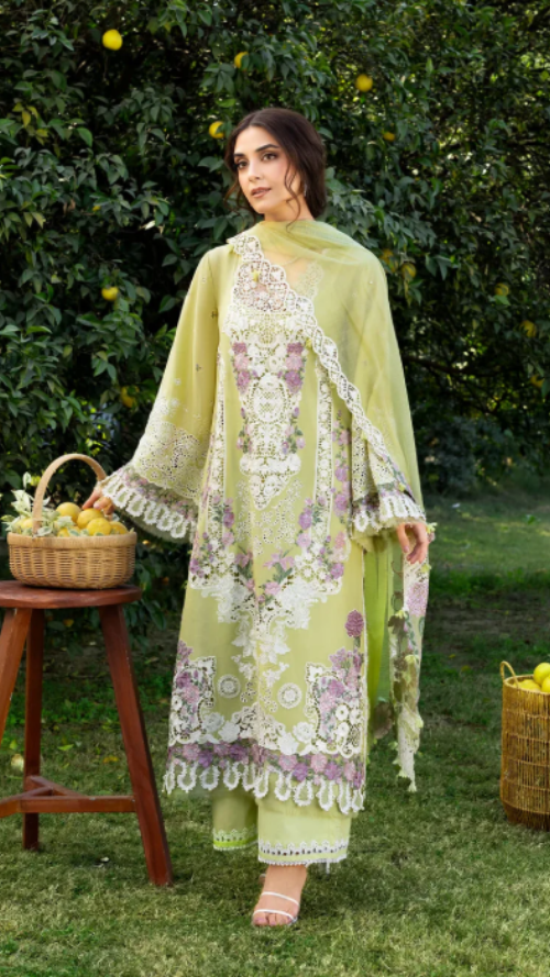 100 ELAF PREMIUM LUXURY LAWN ELY-08 PISTACHIA