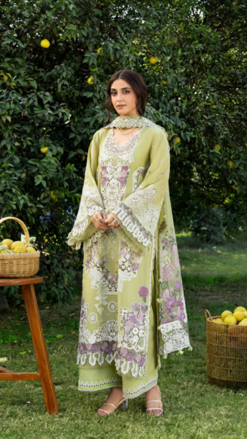 ELAF PREMIUM LUXURY LAWN ELY-08 PISTACHIA