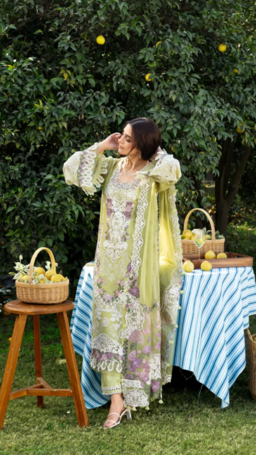 ELAF PREMIUM LUXURY LAWN ELY-08 PISTACHIA