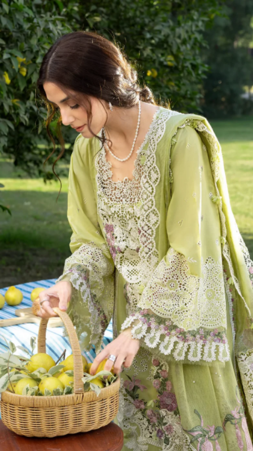 ELAF PREMIUM LUXURY LAWN ELY-08 PISTACHIA
