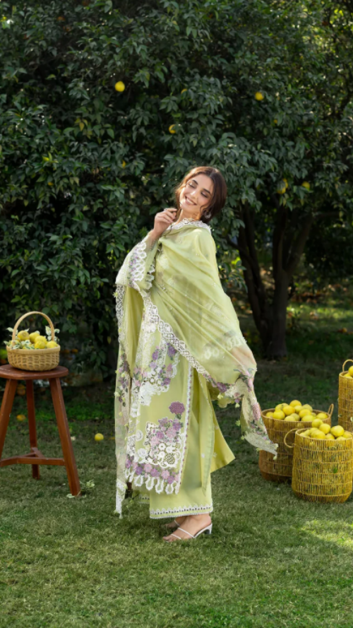 ELAF PREMIUM LUXURY LAWN ELY-08 PISTACHIA