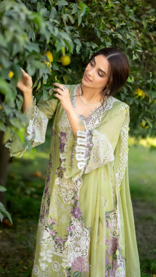 ELAF PREMIUM LUXURY LAWN ELY-08 PISTACHIA