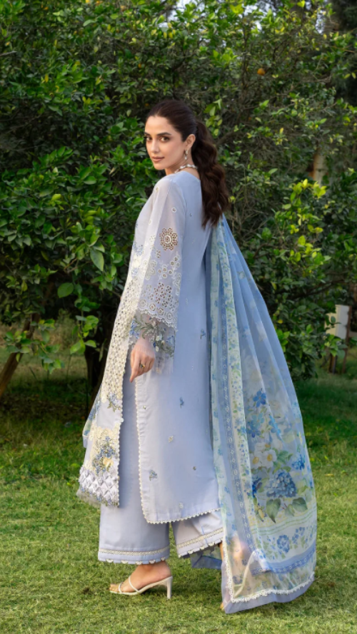 ELAF PREMIUM LUXURY LAWN ELY-12 SKY BLISS