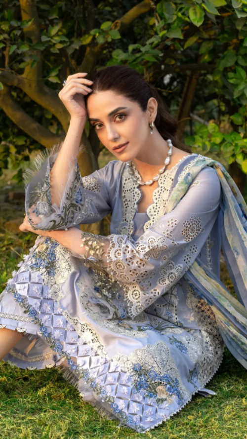 ELAF PREMIUM LUXURY LAWN ELY-12 SKY BLISS