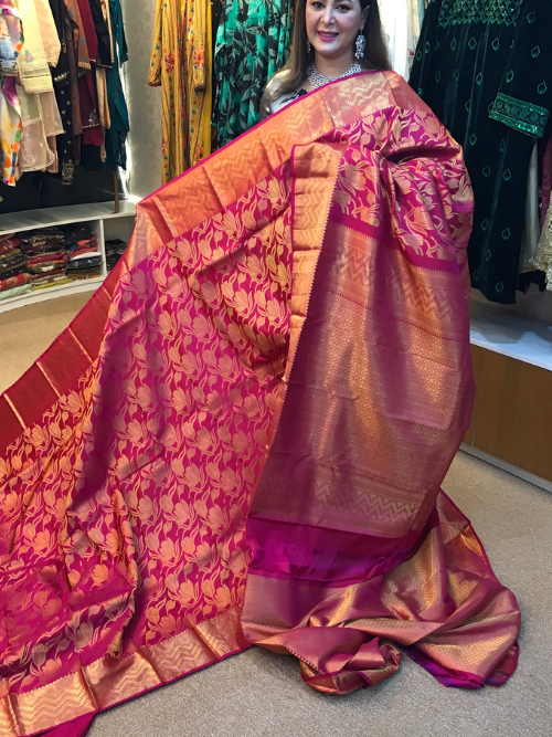 ORGINAL HAND LOOM PURE SILK GADOWAL SHAREE GD-10