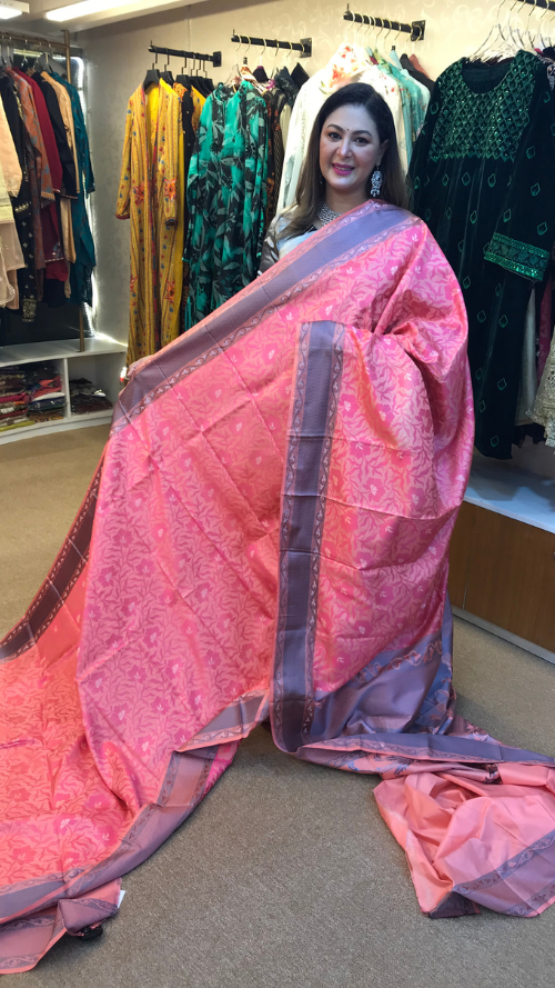 ORGINAL HAND LOOM PURE SILK GADOWAL SHAREE GD-12