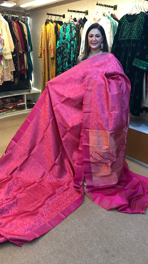 ORGINAL HAND LOOM PURE SILK GADOWAL SHAREE GD-13