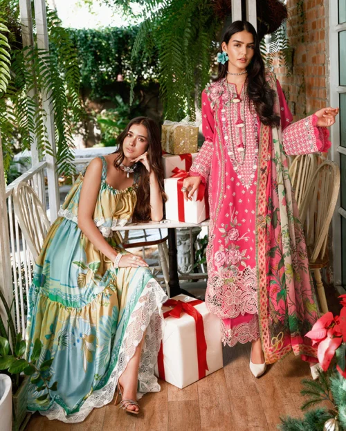 4 (1) AMOI LUXURY LAWN Blushing Rose