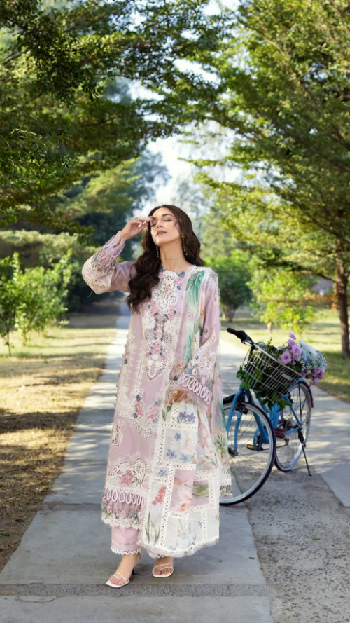 ELAF PRIMIUM LUXURY LAWN ELY-1A MAISON PINK