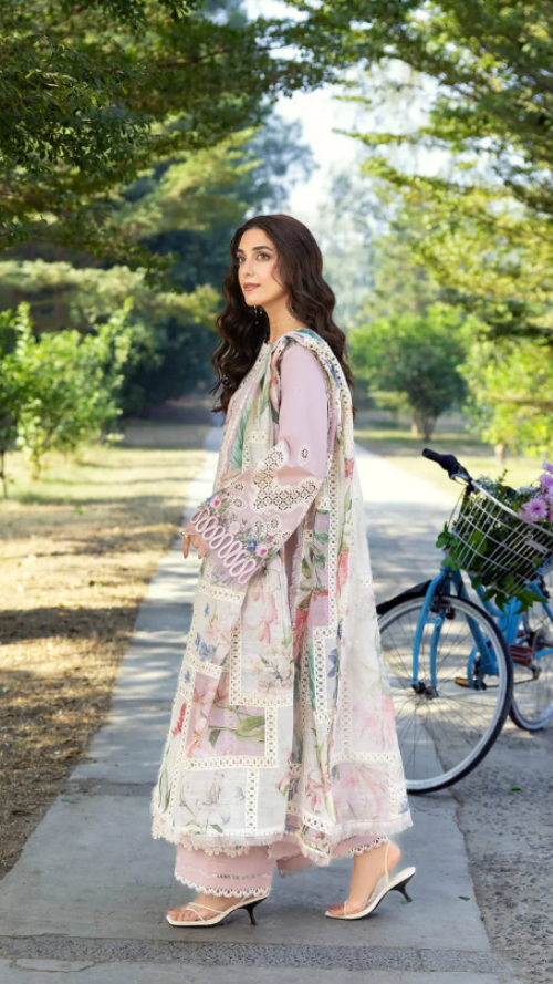 ELAF PRIMIUM LUXURY LAWN ELY-1A MAISON PINK