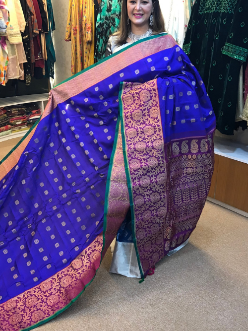 ORGINAL HAND LOOM PURE SILK GADOWAL SHAREE GD-04