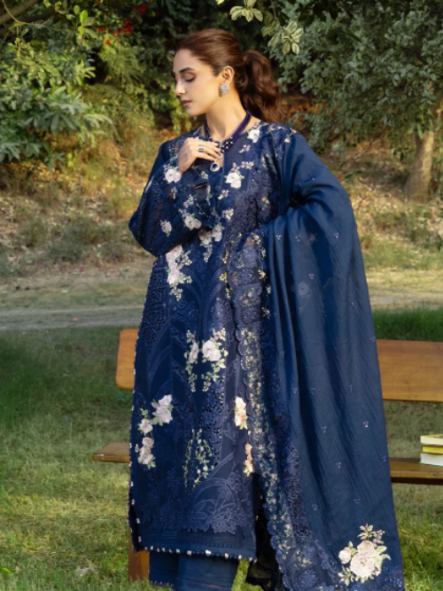 63 ELAF PREMIUM LUXURY LAWN ELY-4B BLUE BELLE