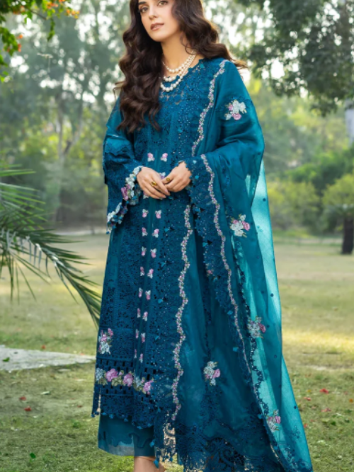 82 ELAF PREMIUM LUXURY LAWN ELY-06 SAPPHIRE