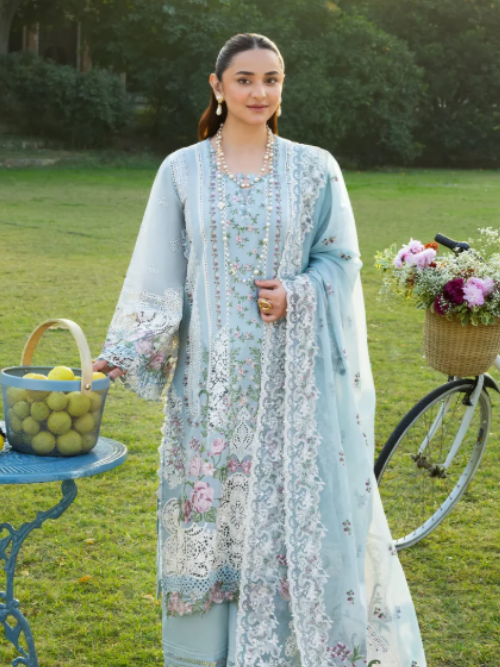 ELAF PREMIUM LUXURY LAWN ELY-07 MORNIG DRIZZLE