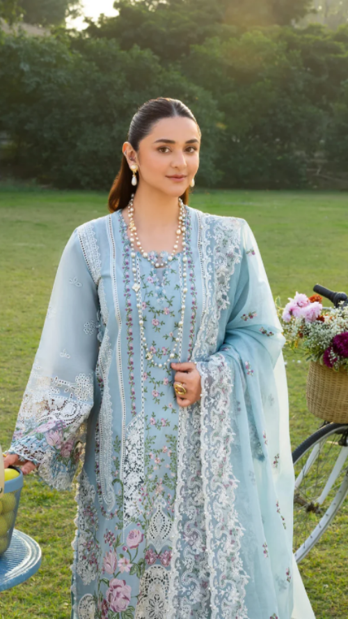 ELAF PREMIUM LUXURY LAWN ELY-07 MORNIG DRIZZLE