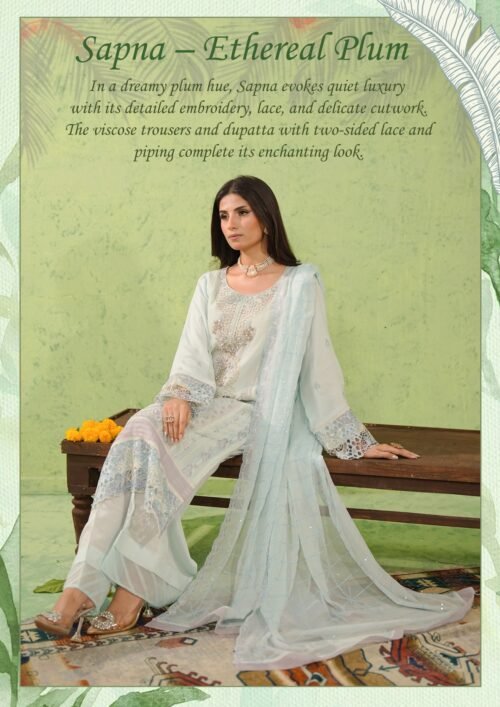 GUZEL CHIFFON FORMAL 3PIECE COLLECTION  Sapna - Bayaan