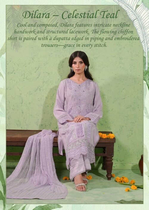 Bayan chiffon _page-0015 GUZEL CHIFFON FORMAL 3PIECE COLLECTION Dilara - Bayaan
