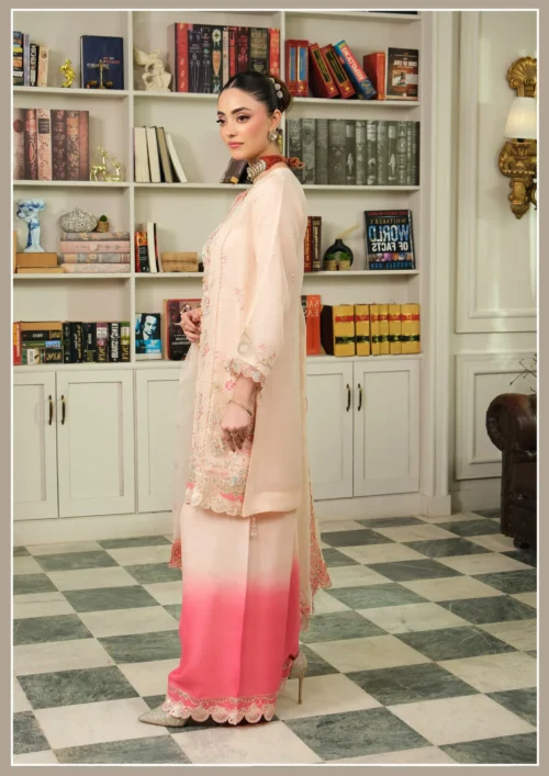 GUZEL ORGANZA STITCHED 3PC COLLECTION Nayra - NIKHAAR