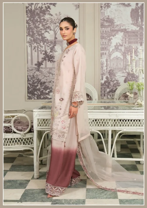 GUZEL ORGANZA STITCHED 3PC COLLECTION Zivah - Nikhaar