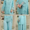 GUZEL ORGANZA STITCHED 3PC COLLECTION  Evara - Nikhaar
