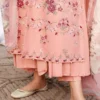 DUSKY ROSE-3PC EMBROIDERED LAWN SUIT