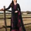 AZURE LUXURY LAWN EID DROP-26 Black Cherry