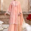 14A (2) MUTED BLUSH-3PC PRINTED LAWN SUIT