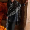 15A (2) NOIR ESSENCE-3PC PRINTED & EMBROIDERED LAWN SUIT