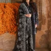 15A (4) NOIR ESSENCE-3PC PRINTED & EMBROIDERED LAWN SUIT