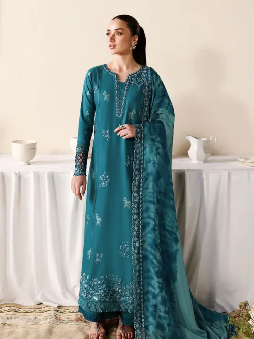 AZURE LUXURY LAWN EID DROP-26 Sea Breeze