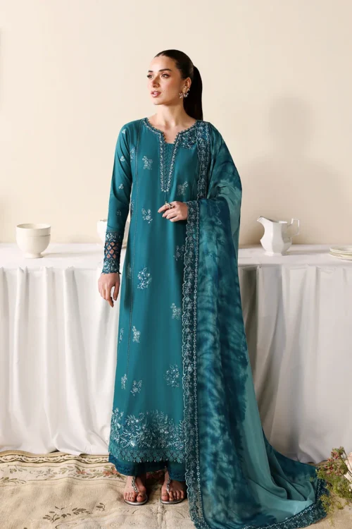 AZURE LUXURY LAWN EID DROP-26 Sea Breeze