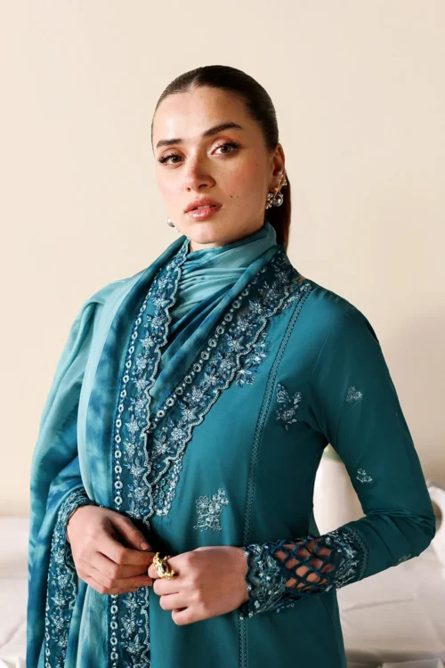AZURE LUXURY LAWN EID DROP-26 Sea Breeze
