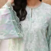 20A (2) SAGE GREEN-3PC PRINTED LAWN SUIT