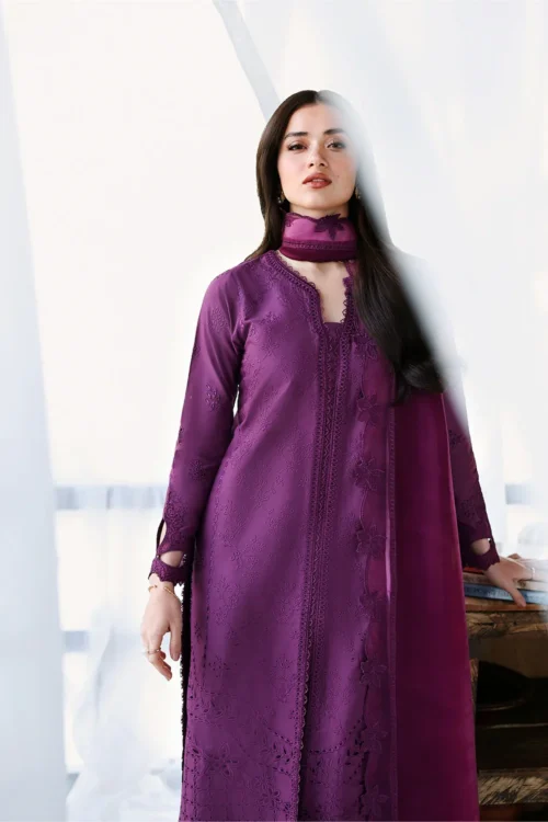 6 (1) AZURE LUXURY LAWN EID DROP-26 Mulberry