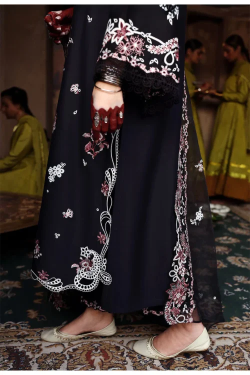 7A (1) ORCHARD DUNE-3PC EMBROIDERED LAWN SUIT