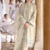 8A (3) SUMMER BREEZE-3PC EMBROIDERED LAWN SUIT