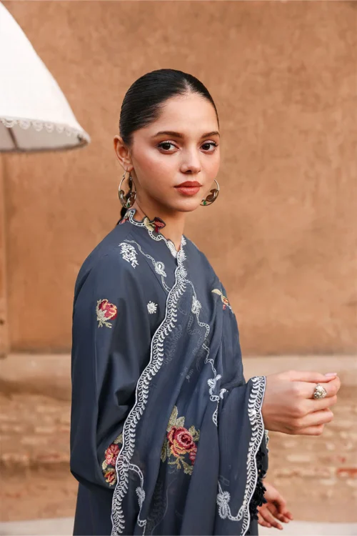 9A (2) VERDENT TAPESTRY-3PC EMBROIDERED LAWN SUIT