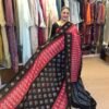 Imported handloom cotton ekkat saree-B09