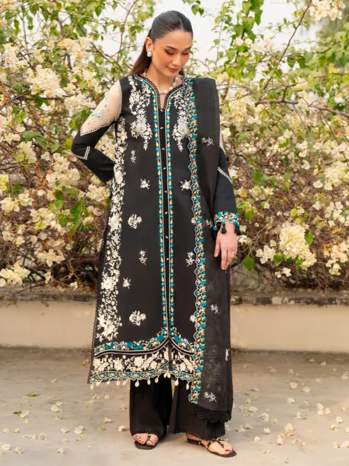 ANGAAN BY MAHNUR AN-011 | 3 PC Lawn
