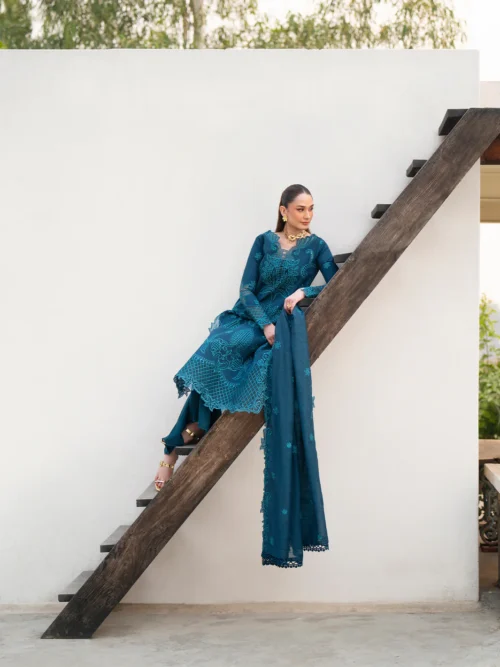 ANGAAN BY MAHNUR AN-014 | 3 PC Lawn