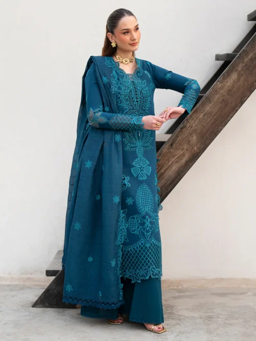 ANGAAN BY MAHNUR AN-014 | 3 PC Lawn