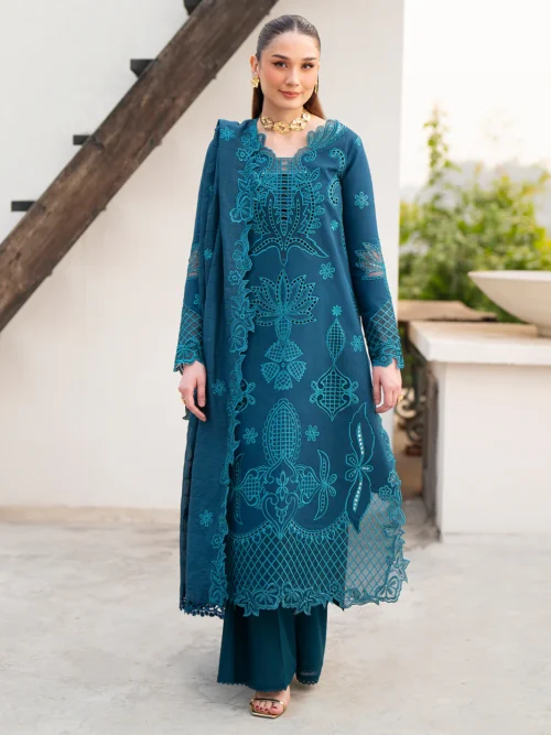 ANGAAN BY MAHNUR AN-014 | 3 PC Lawn