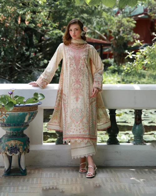 21143_1 URBANE EMBROIDERED - CAMELLIA