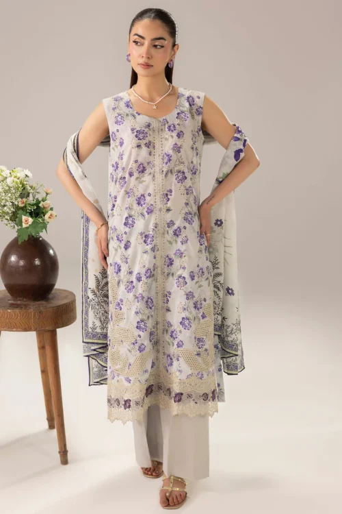 UMANG EMBROIDERED LAWN 6135-HAZEL
